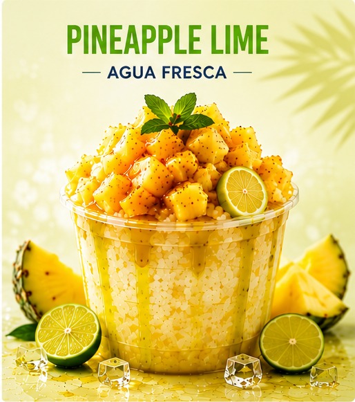 Pineapple Lime Agua Fresca